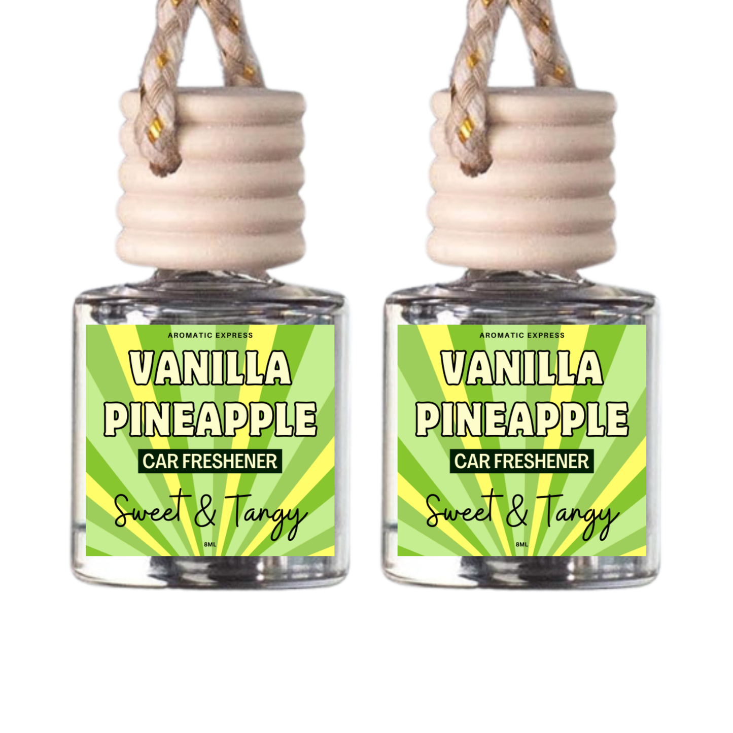 Vanilla Pineapple Car Freshie