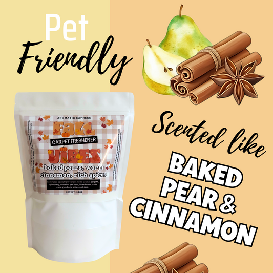 Fall Vibes Baked Pear & Cinnamon Carpet Freshener 2LB Bag