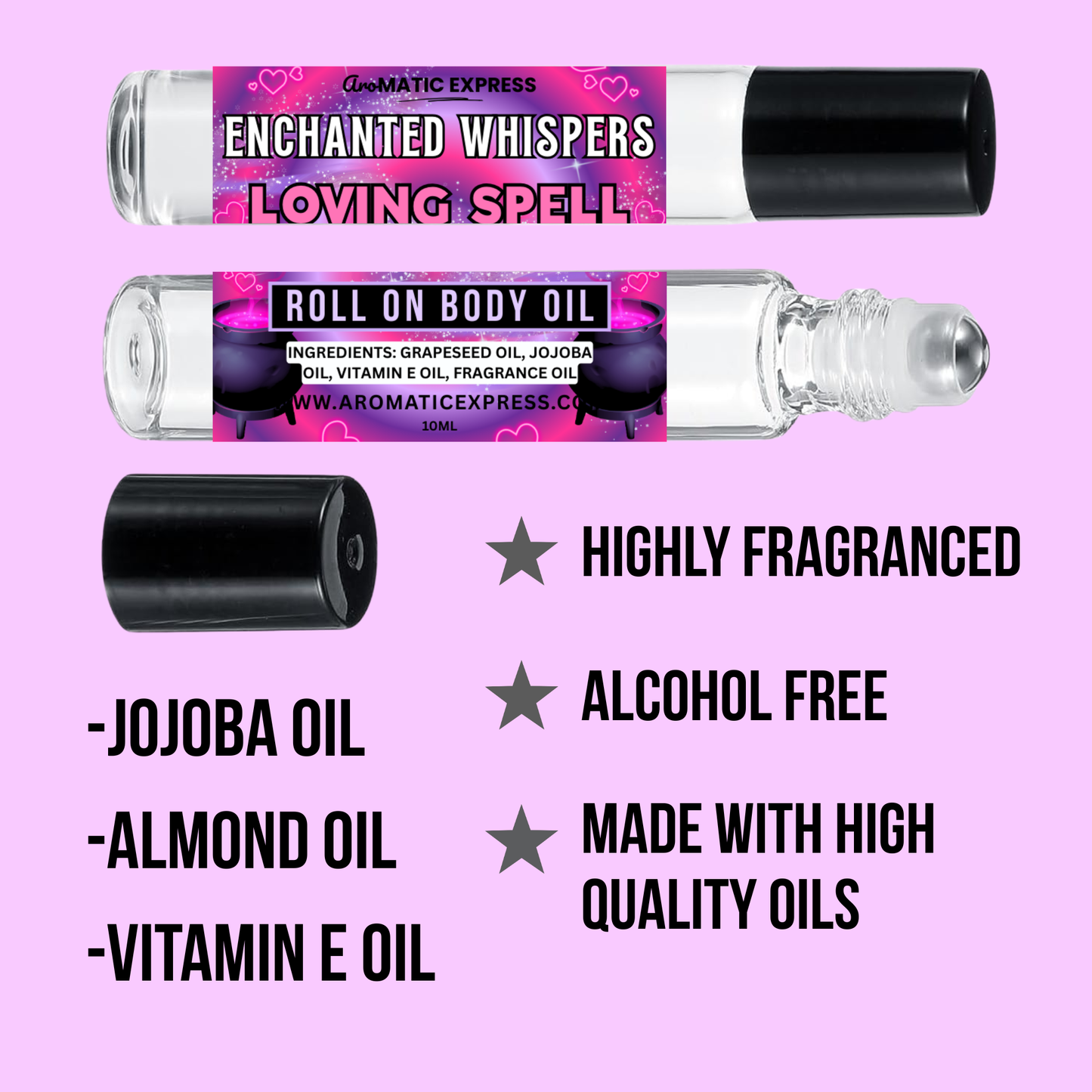 Enchanted Whispers Loving Spell Roll On Body Oil