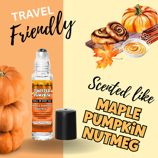 Twisted Pumpkin Maple Nutmeg Roll On Body Oil