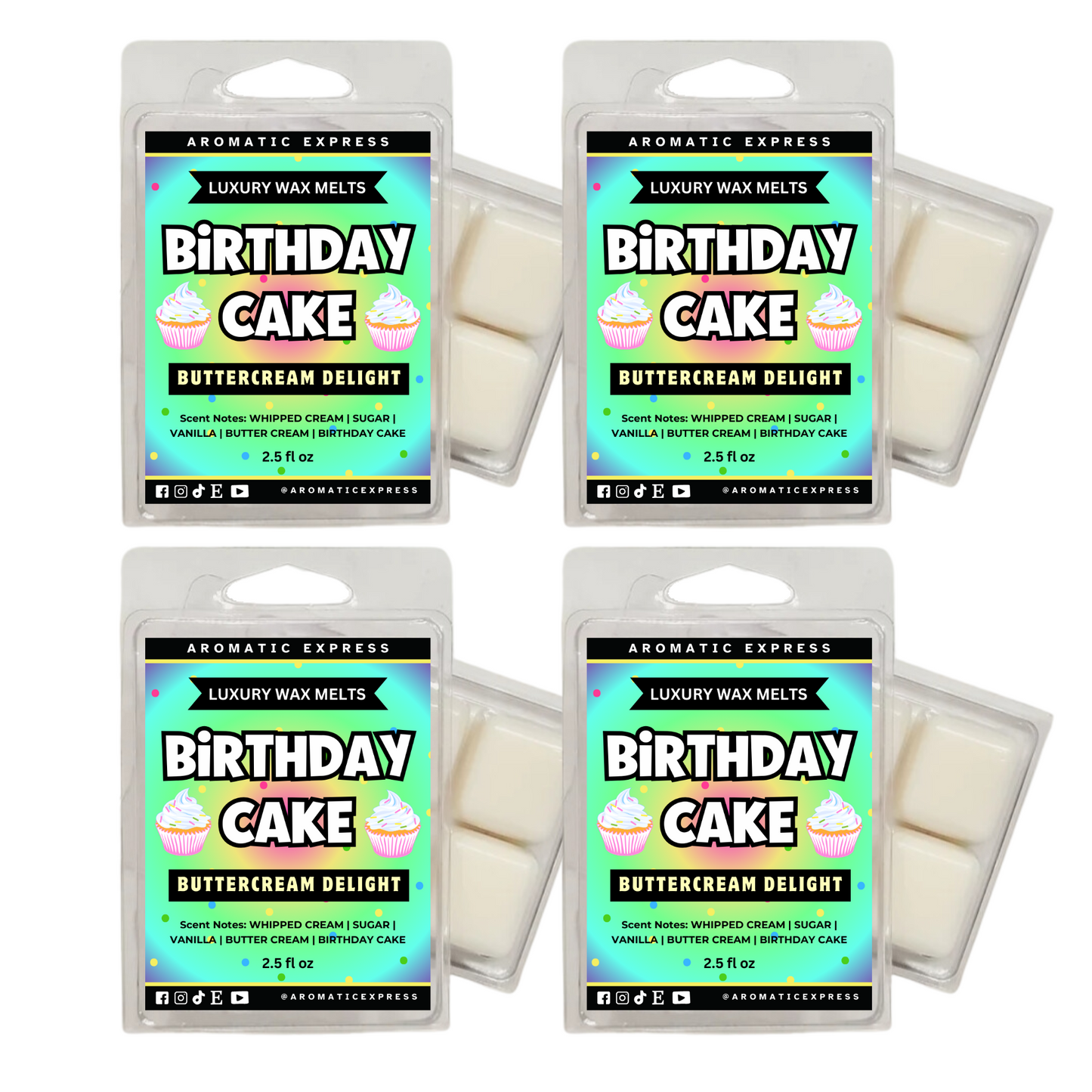 Birthday Cake Buttercream Frosting Luxury Wax Melt