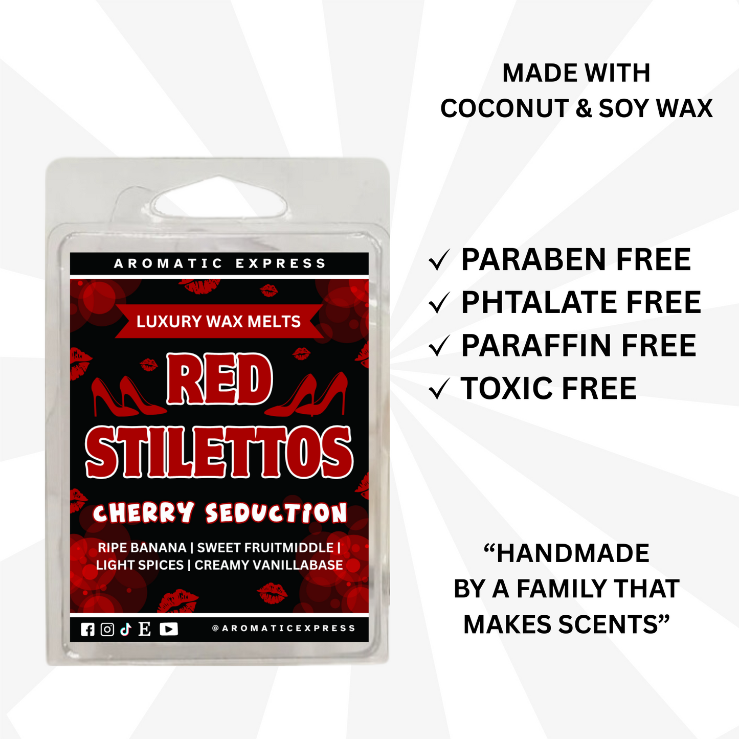 Red Stilettos Wax Melt