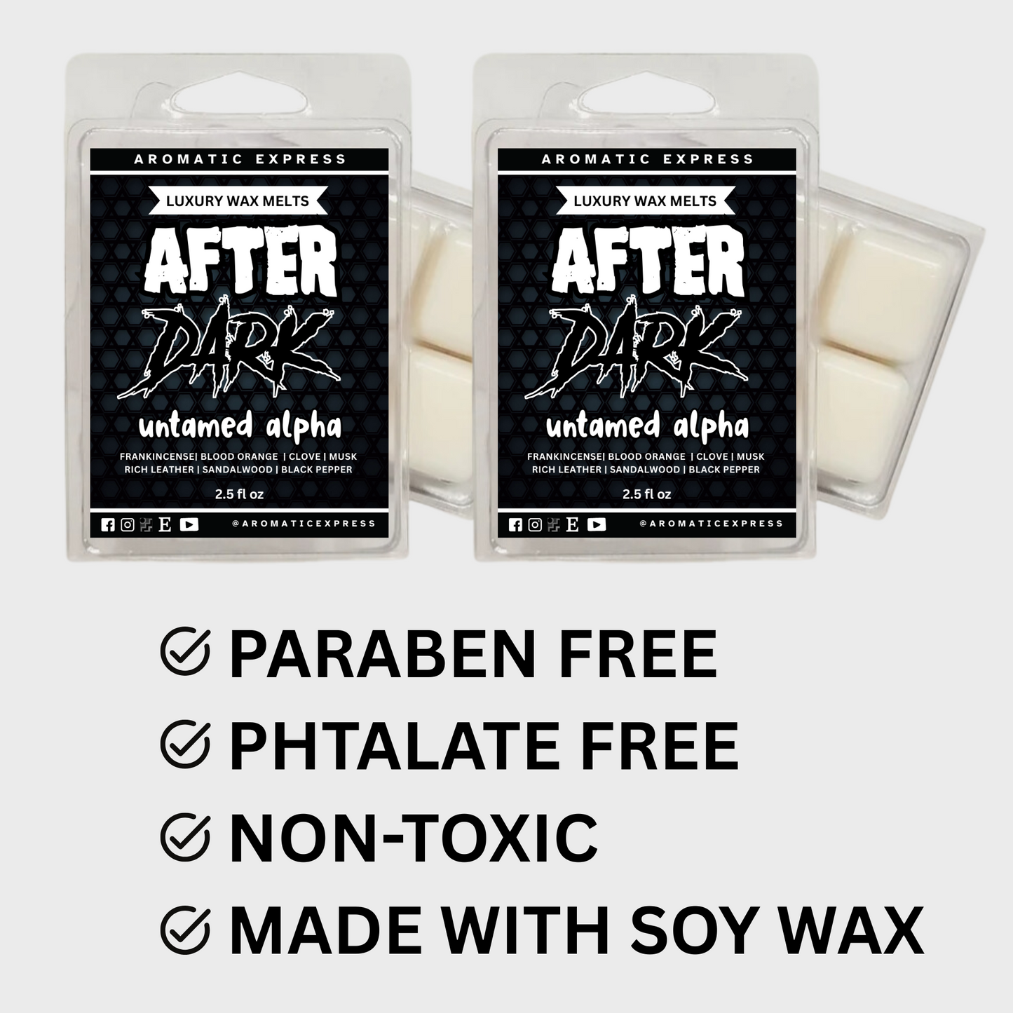 After Dark Untamed Alpha Men's Luxury Wax Melt