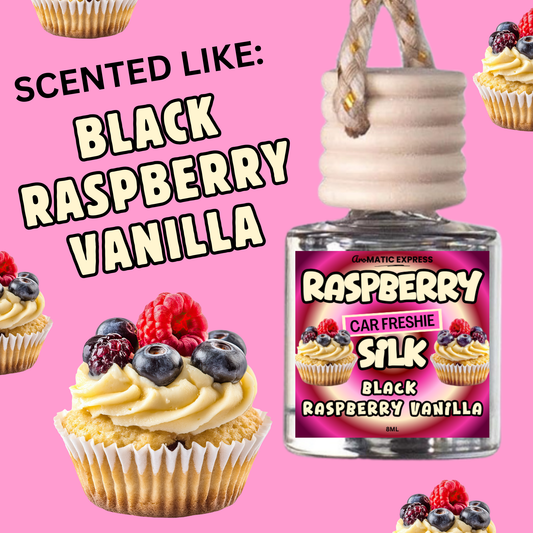 Black Raspberry Vanilla Scented Car Freshie