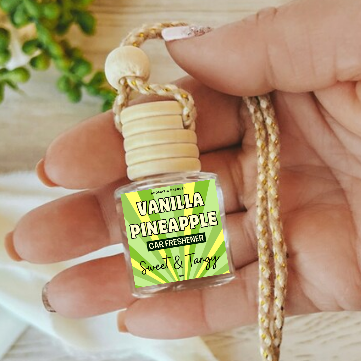 Vanilla Pineapple Car Freshie