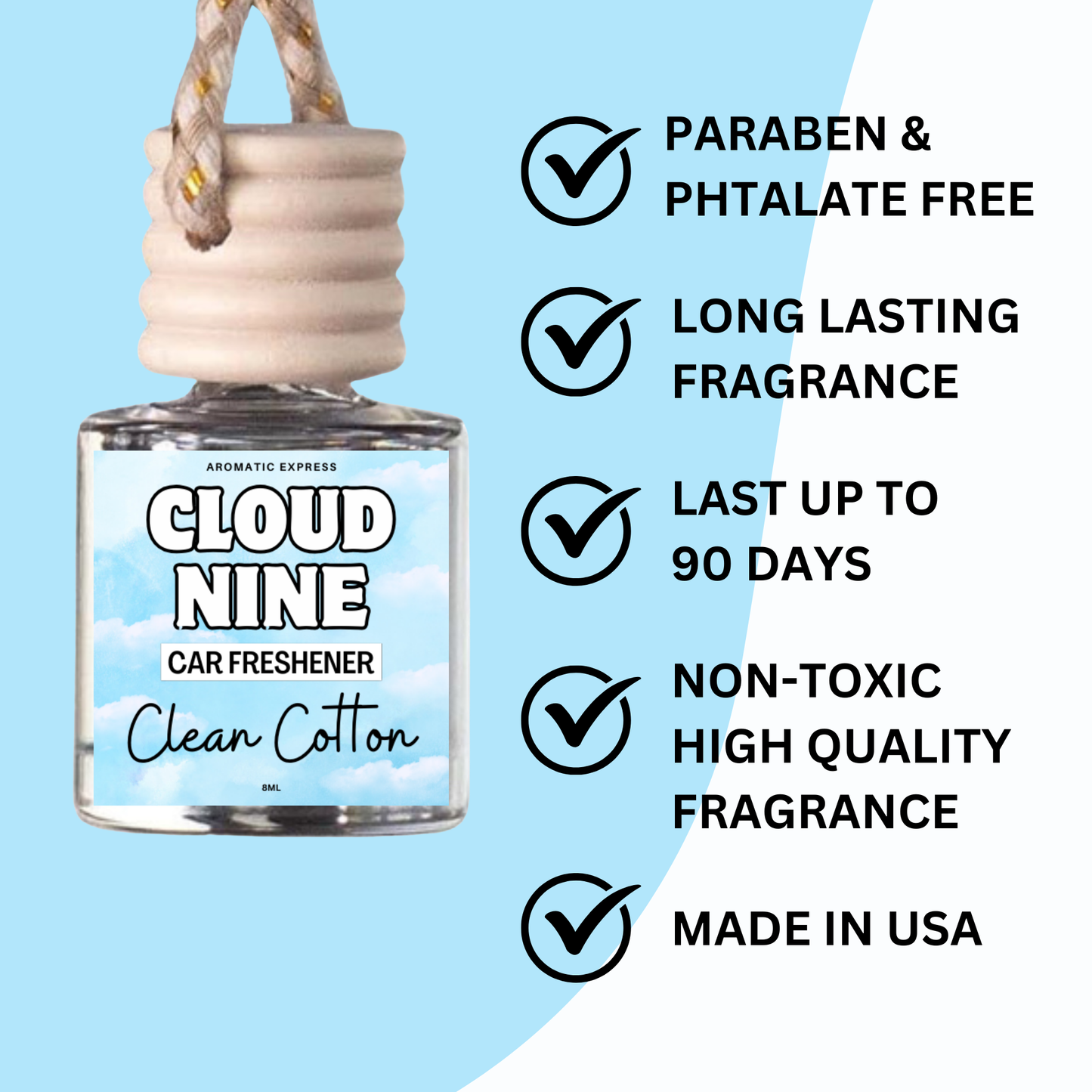 Clean Cotton Car Freshie