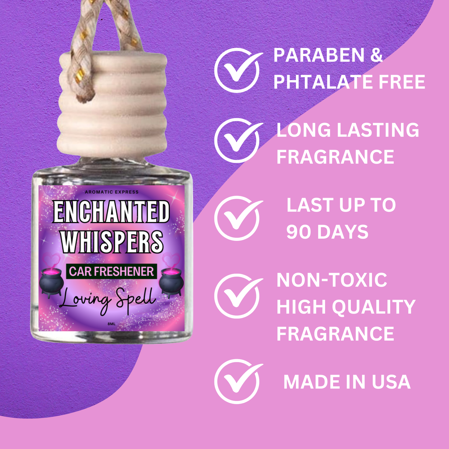 Enchanted Whispers Loving Spell Car Freshie