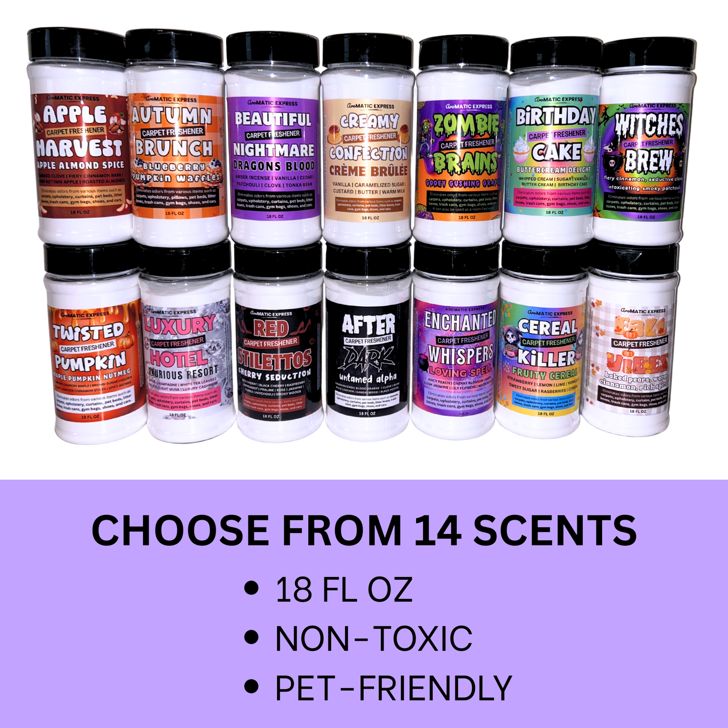 Dragons Blood Carpet Freshener | 18oz Sprinkle Jar | Odor Eliminator Powder