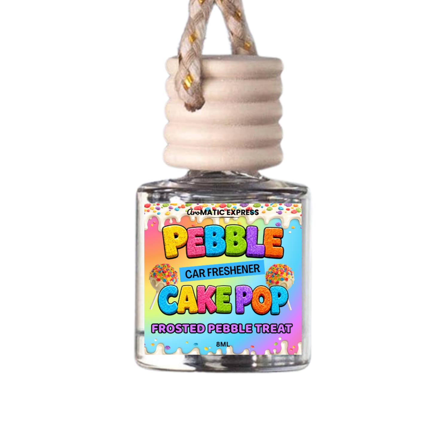 Pebble Cake Pop Car Freshie
