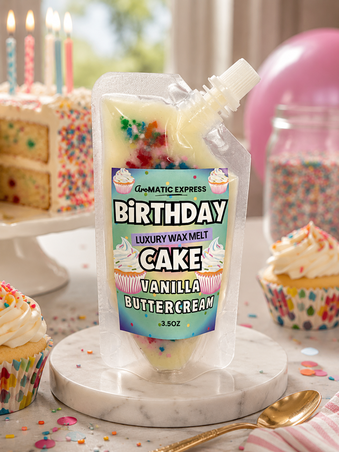 Birthday Cake Squeezable Wax Melt