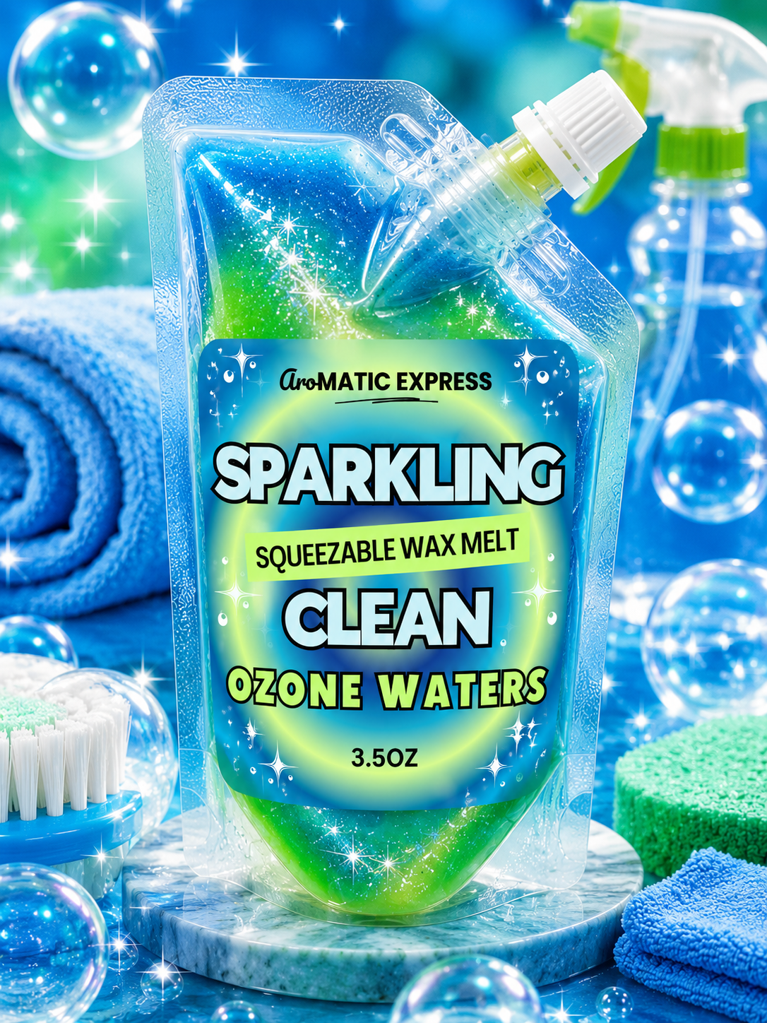 Sparkling Clean Squeezable Wax Melt