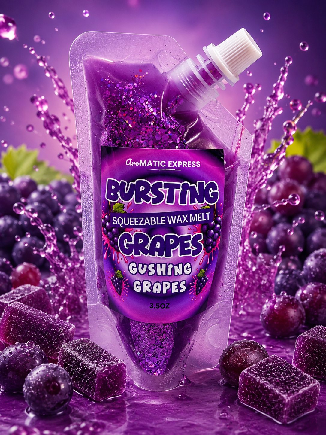 Bursting Grapes Squeezable Wax Melt