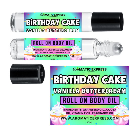 Birthday Cake Vanilla Buttercream Frosting Roll On Body Oil