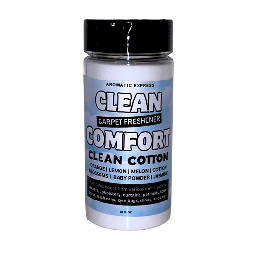 Clean Comfort Carpet Freshener | 10oz Sprinkle Jar | Odor Eliminator Powder