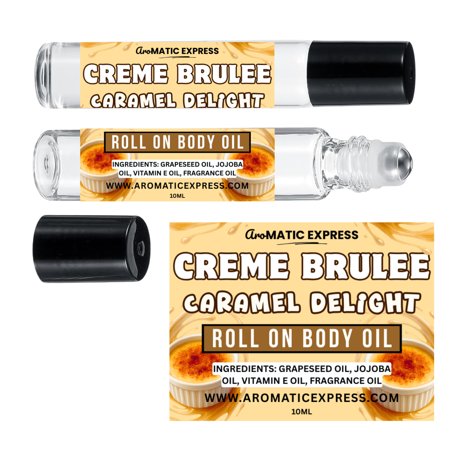 Creme Brulee Roll On Body Oil