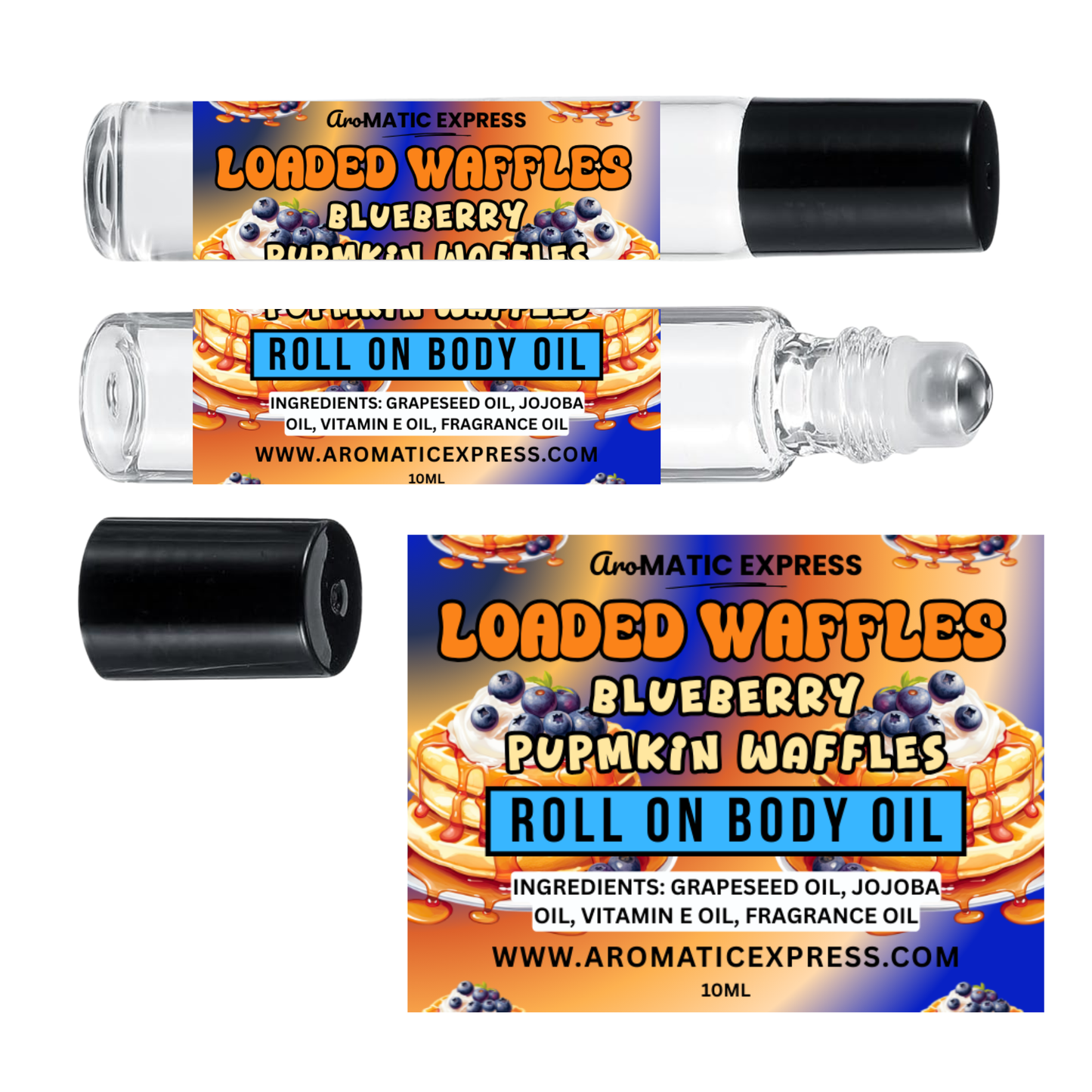 Blueberry Pumpkin Waffle Roll On Body Oil