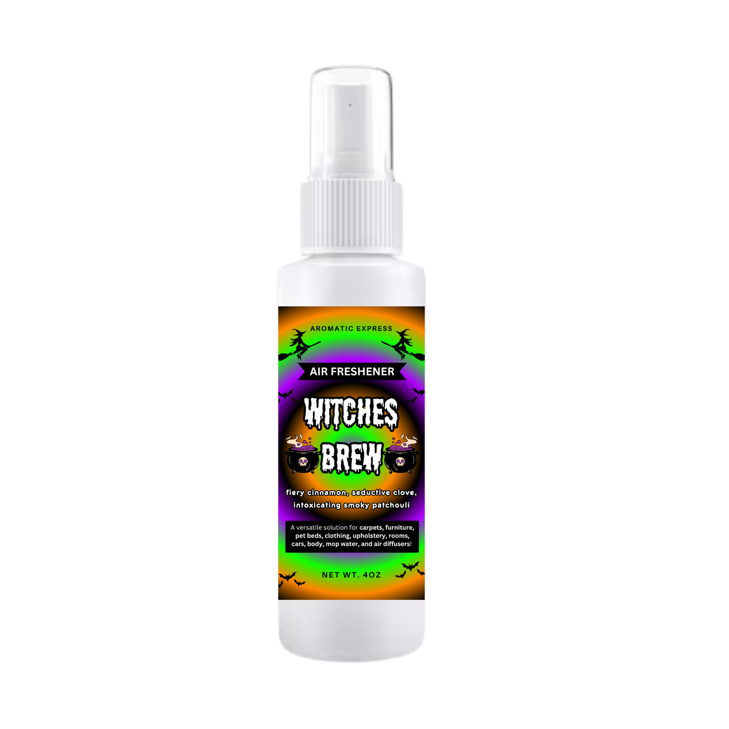 Witches Brew Room + Linen Air Freshener Spray | Odor Eliminator Spray | Bathroom Spray