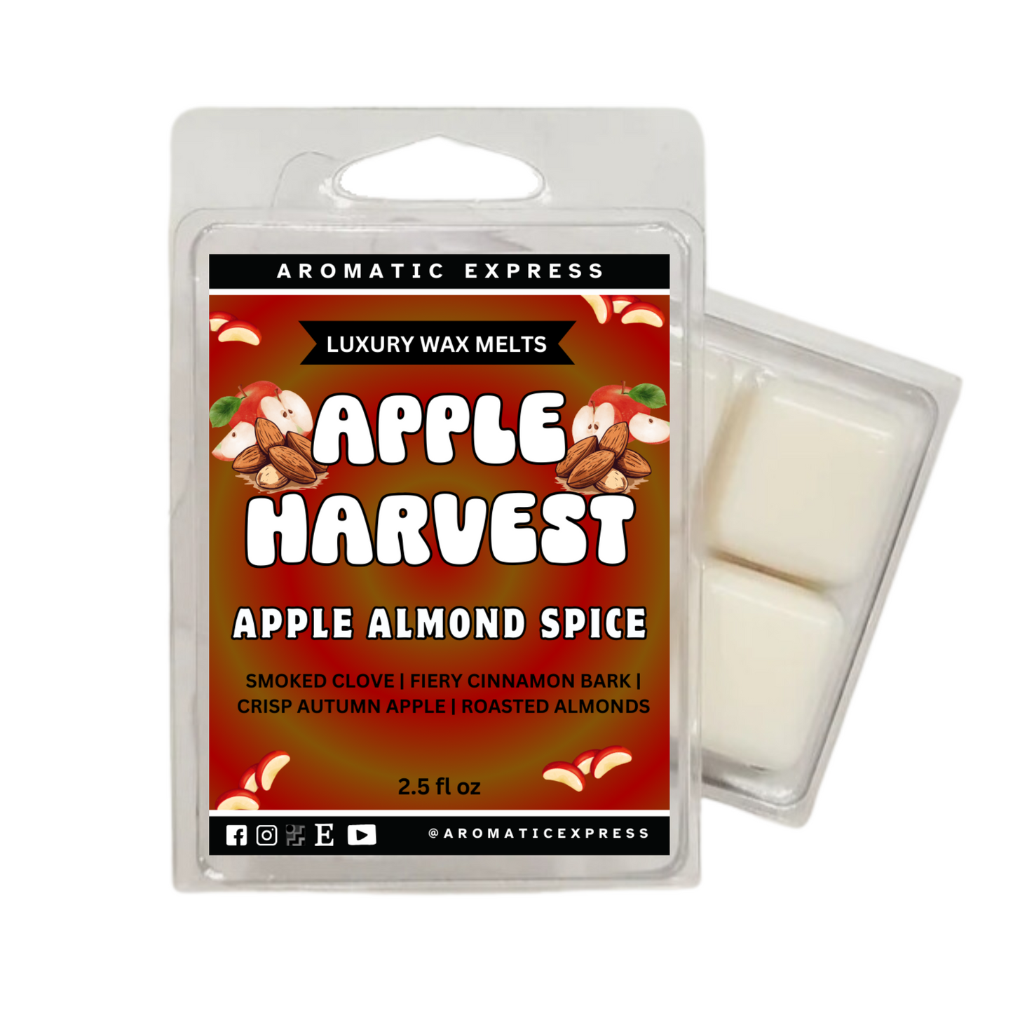 Apple Harvest Apple Almond Spice Luxury Wax Melt