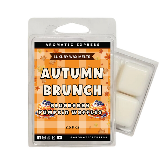 Autumn Brunch Blueberry Pumpkin Waffles Luxury Wax Melt