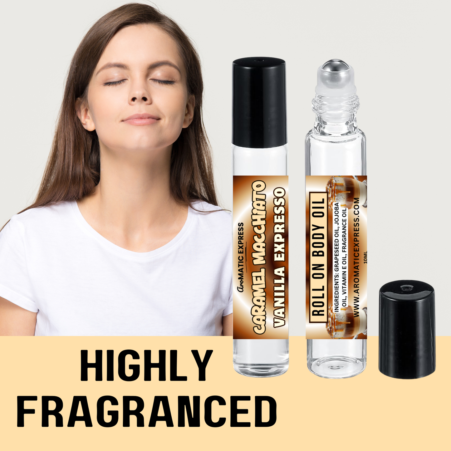 Caramel Macchiato Roll On Body Oil