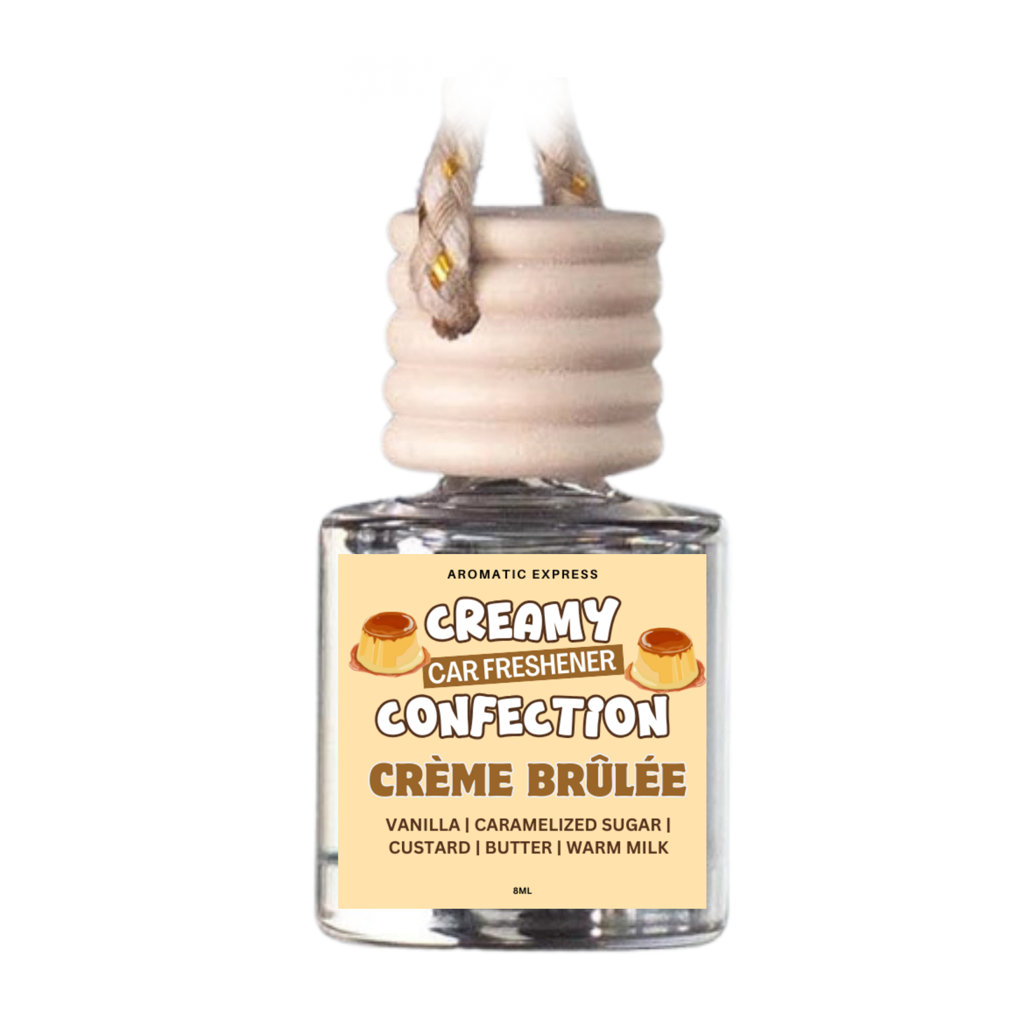 Creamy Confection Creme Brulee Car Freshie