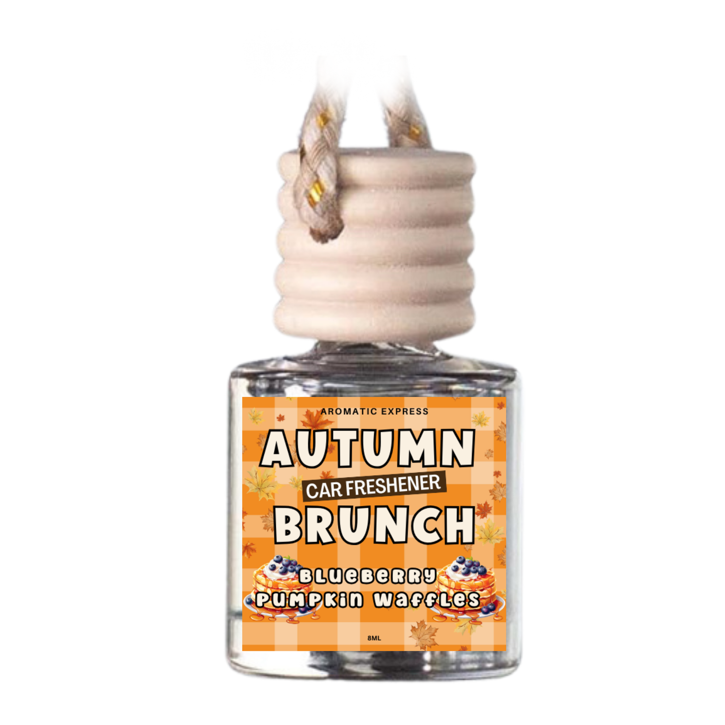 Autumn Brunch Blueberry Pumpkin Waffles Scent Car Freshie