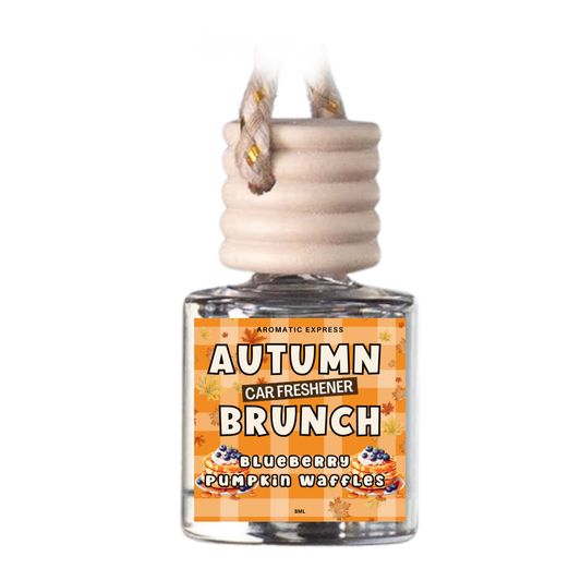 Autumn Brunch Blueberry Pumpkin Waffles Scent Car Freshie