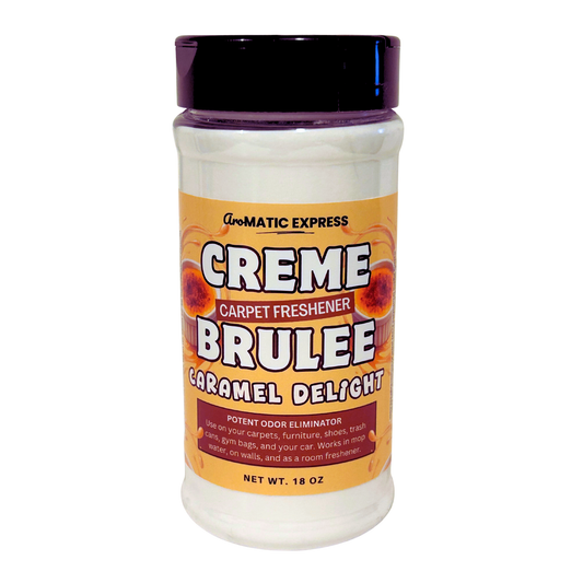 Creme Brulee Carpet Freshener | 10oz Sprinkle Jar | Odor Eliminator Powder