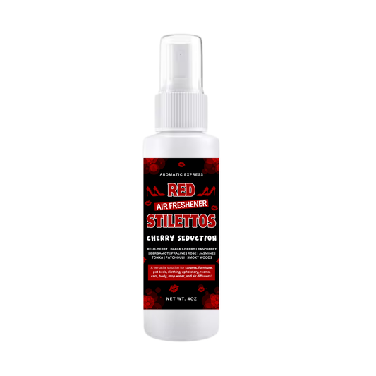 Red Stilettos Room + Linen Air Freshener Spray | Odor Eliminator Spray | Bathroom Spray