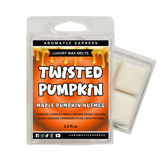 Twisted Pumpkin Maple Nutmeg Cinnamon Grapes Spice Luxury Wax Melt