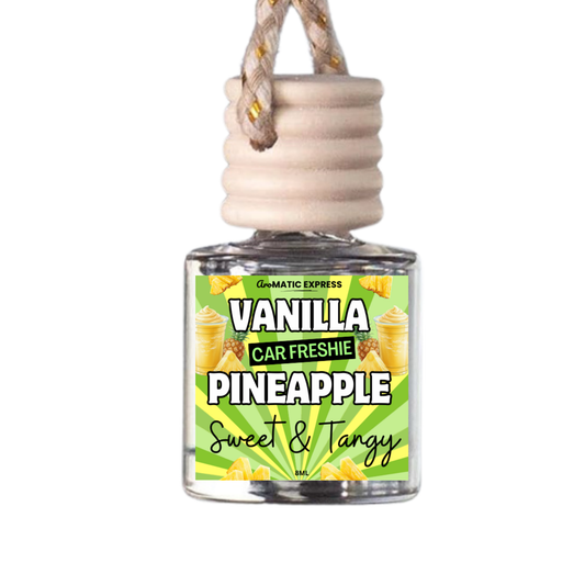 Vanilla Pineapple Scented Car Freshie