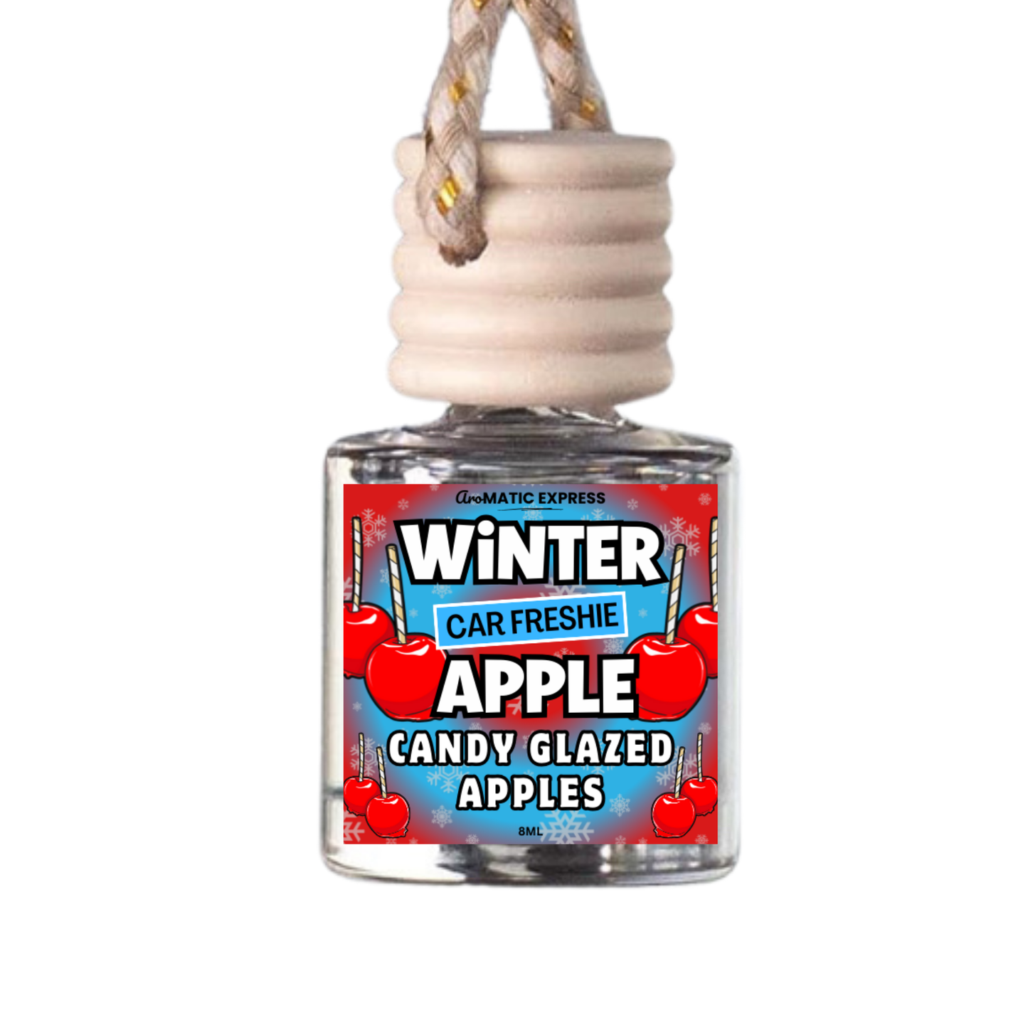 Winter Glazed Apple Scented Car Freshie