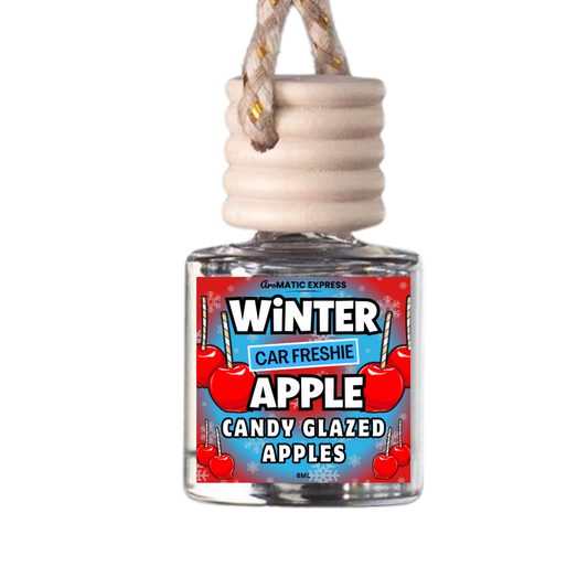 Winter Glazed Apple Scented Car Freshie
