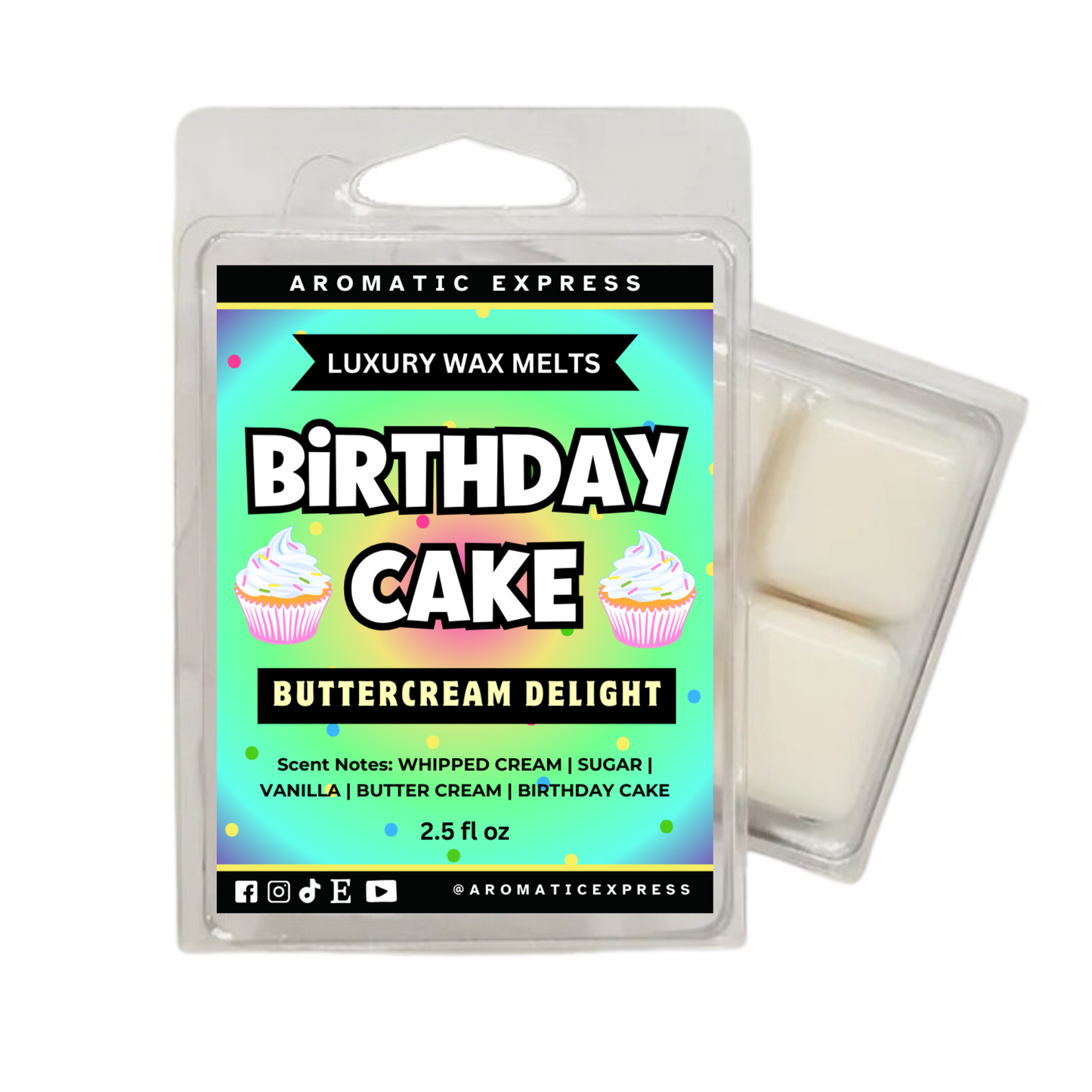 Birthday Cake Buttercream Frosting Luxury Wax Melt