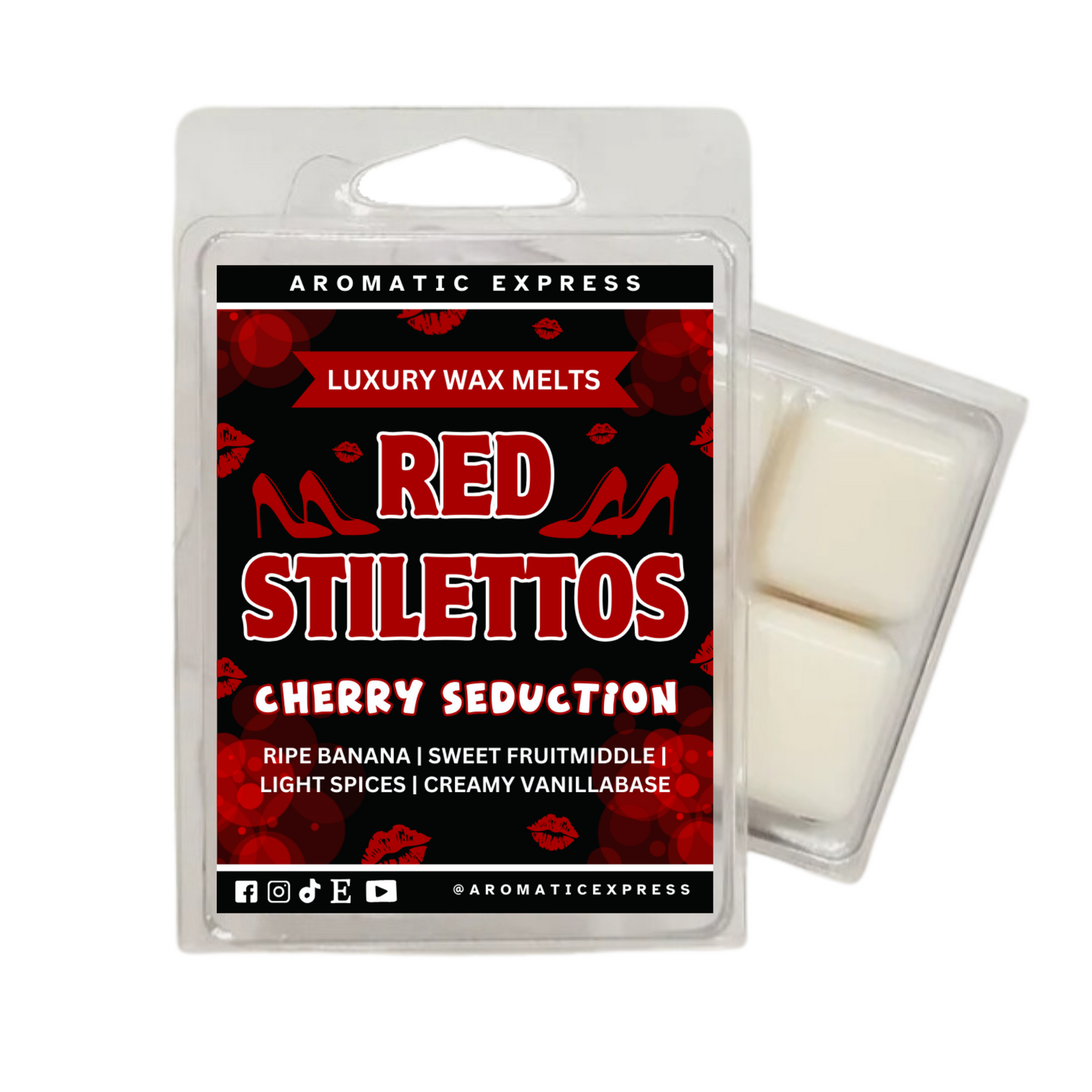 Red Stilettos Cherry Seduction Luxury Wax Melt