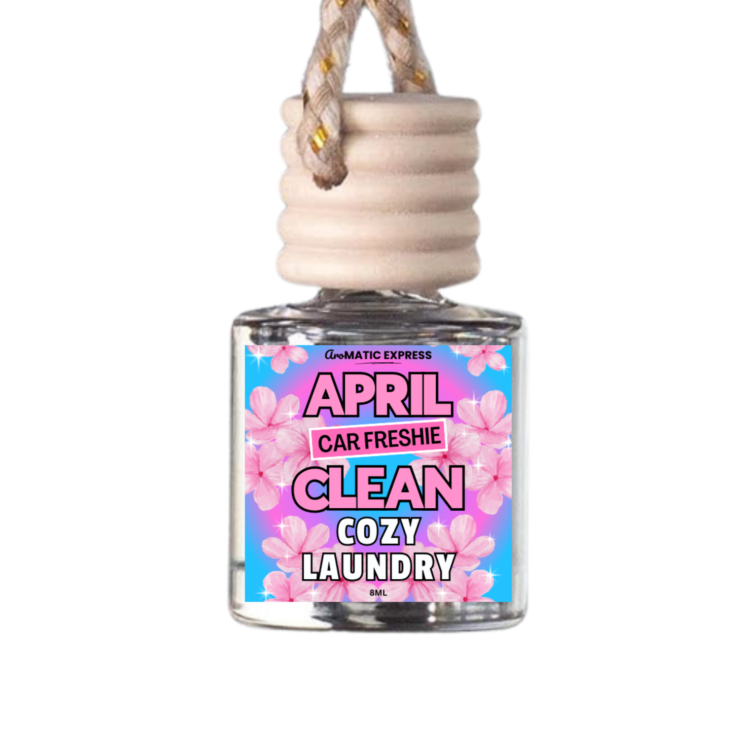 April Clean Scented Car Freshie