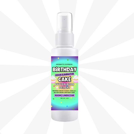Birthday Cake Buttercream Frosting Room + Linen Air Freshener Spray | Odor Eliminator Spray | Bathroom Spray