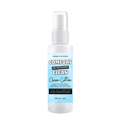 Cloud Nine Clean Cotton Room + Linen Air Freshener Spray | Odor Eliminator Spray | Bathroom Spray