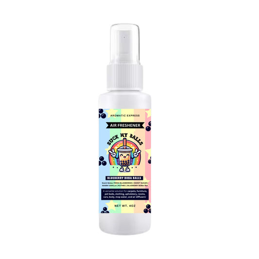 Blueberry Boba Balls Room + Linen Air Freshener Spray | Odor Eliminator Spray | Bathroom Spray
