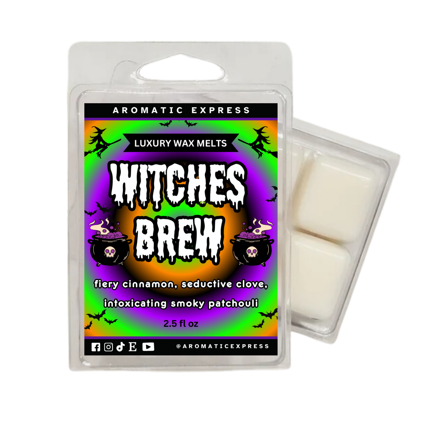 Witches Brew Patchouli, Cinnamon, Clove Luxury Wax Melt