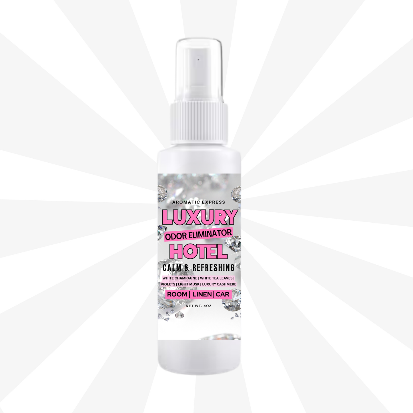 Luxury Hotel Room + Linen Air Freshener Spray | Odor Eliminator Spray | Bathroom Spray