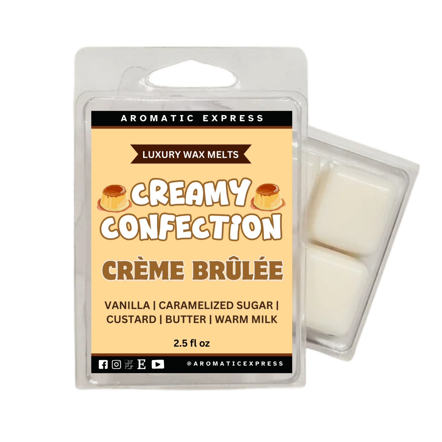 Creamy Confection Creme Brulee Luxury Wax Melt