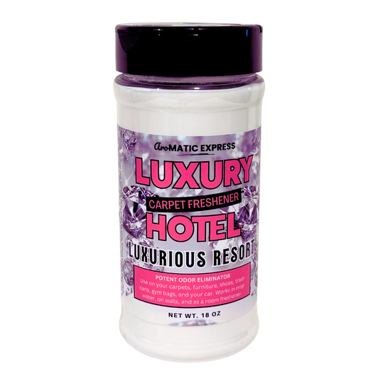 Luxury Hotel Carpet Freshener | 18oz Sprinkle Jar | Odor Eliminator Powder