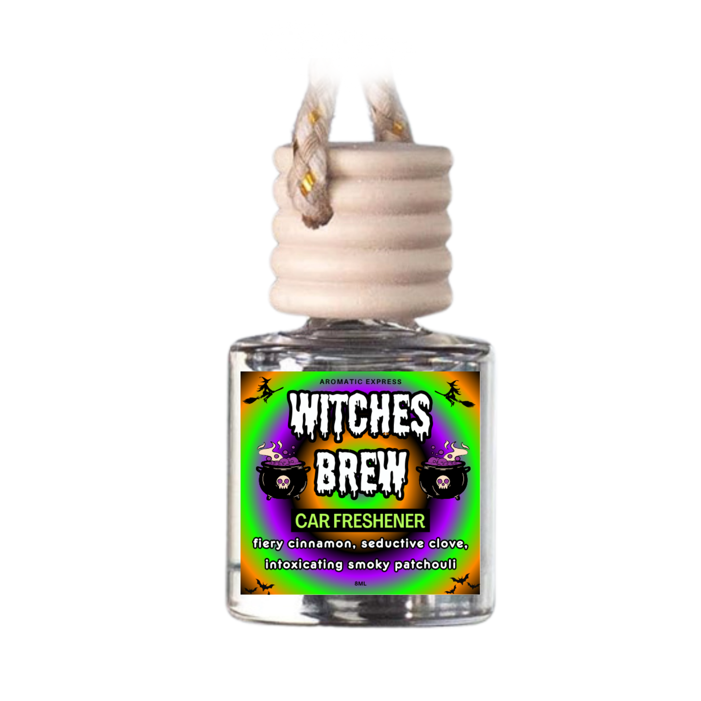 Witches Brew Clove, Patchouli, Cinnamon Scent Car Freshie
