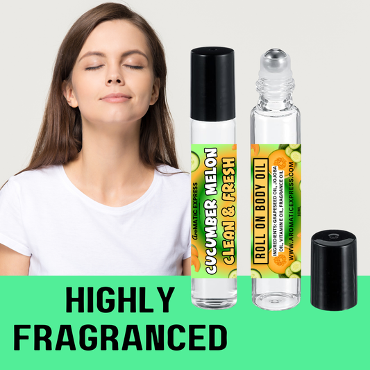 Cucumber Melon Roll On Body Oil