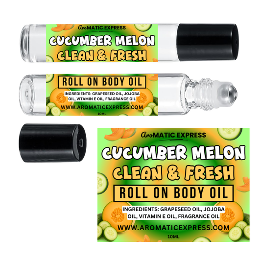 Cucumber Melon Roll On Body Oil
