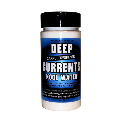 Deep Currents Carpet Freshener | 10oz Sprinkle Jar | Odor Eliminator Powder