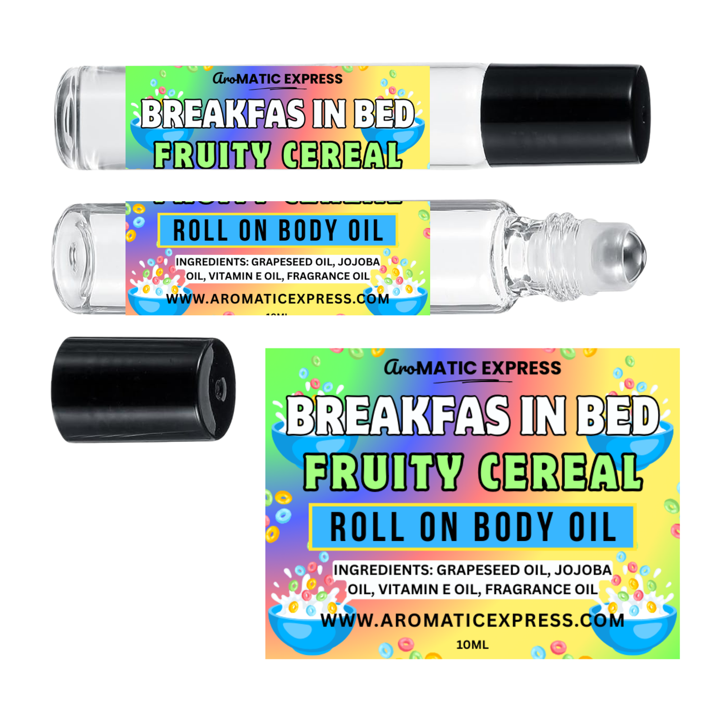 Fruity Rainbow Cereal Roll On Body Oil