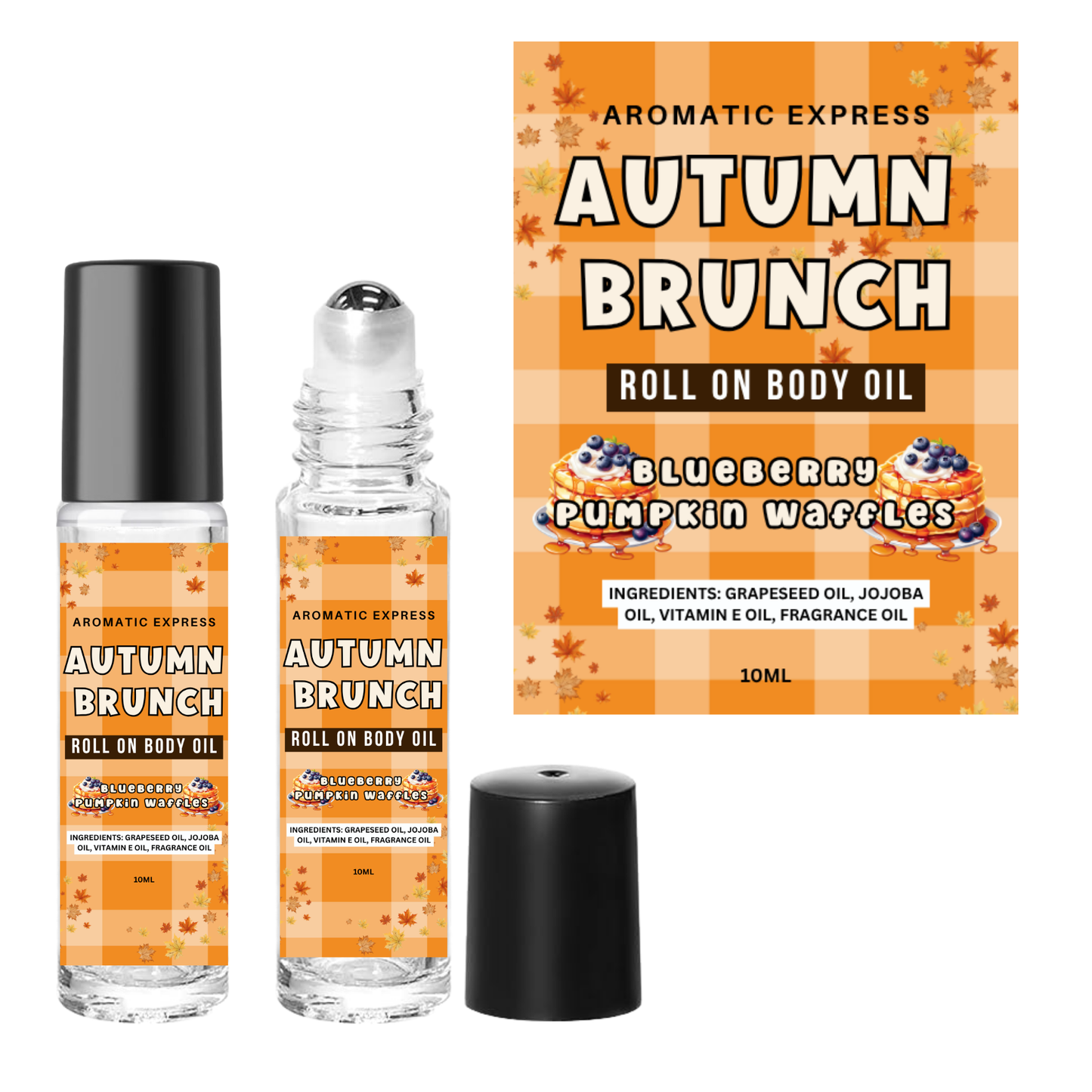 Blueberry Pumpkin Waffle Roll On Body Oil