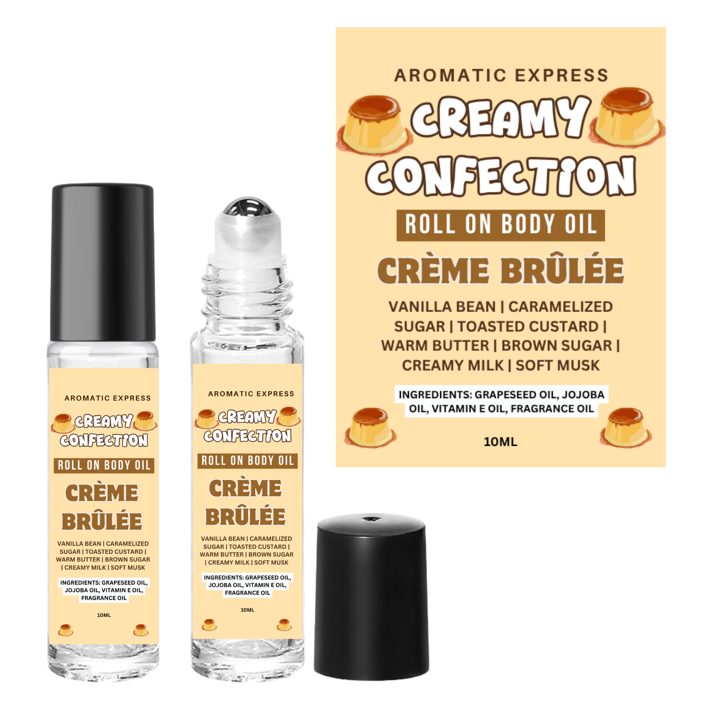 Creme Brulee Roll On Body Oil